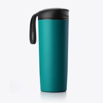 Термокружка с дном  на присоске 540 ml CLASSIC, бирюзовый