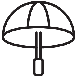 Зонт складной